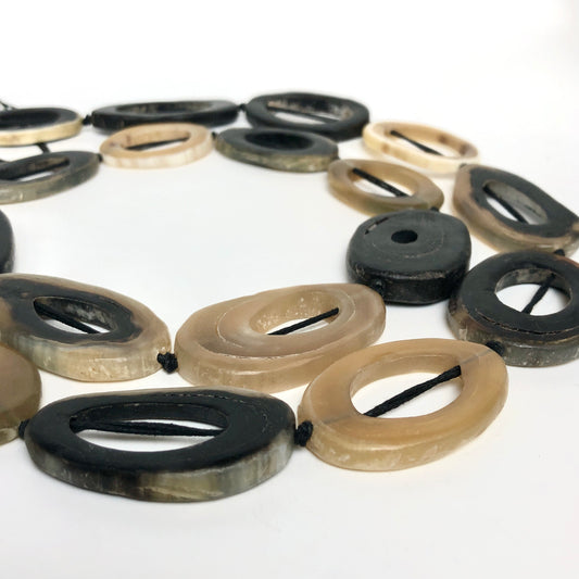 Water Buffalo Horn Beads - Shakti