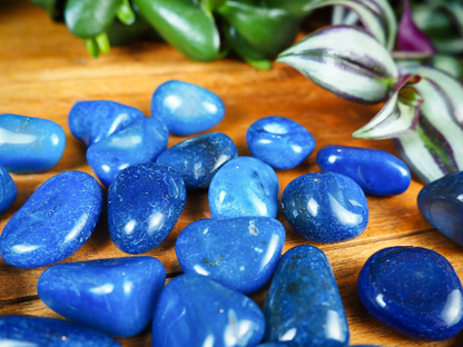 DYED Blue Agate Tumble Stones - Shakti