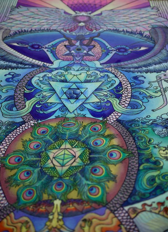 "WAKING LIFE" Yoga Mat By: Danielle Caners - Shakti