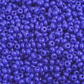 Czech Seed Bead, 10/0 (Opaque Royal Blue) - Shakti