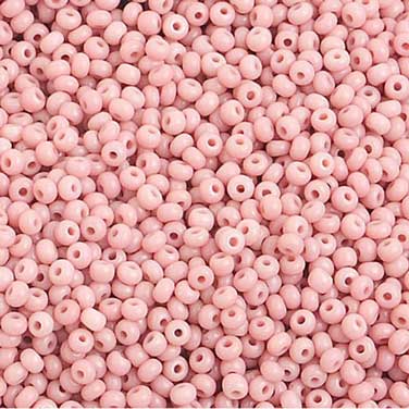 Czech Seed Bead, 10/0 (Opaque Pink Solgel) - Shakti