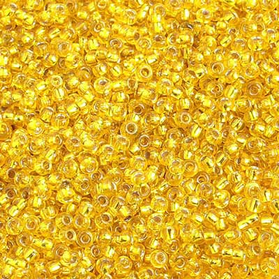 Czech Seed Bead, 10/0 (S/L Yellow) - Shakti