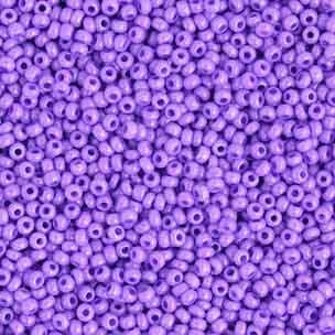 Czech Seed Bead, 10/0 (Opaque Dyed Violet) - Shakti