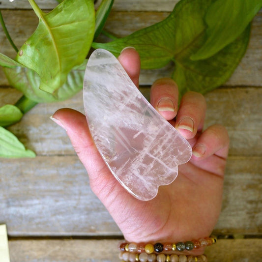 Gua Sha, Clear Quartz - Shakti