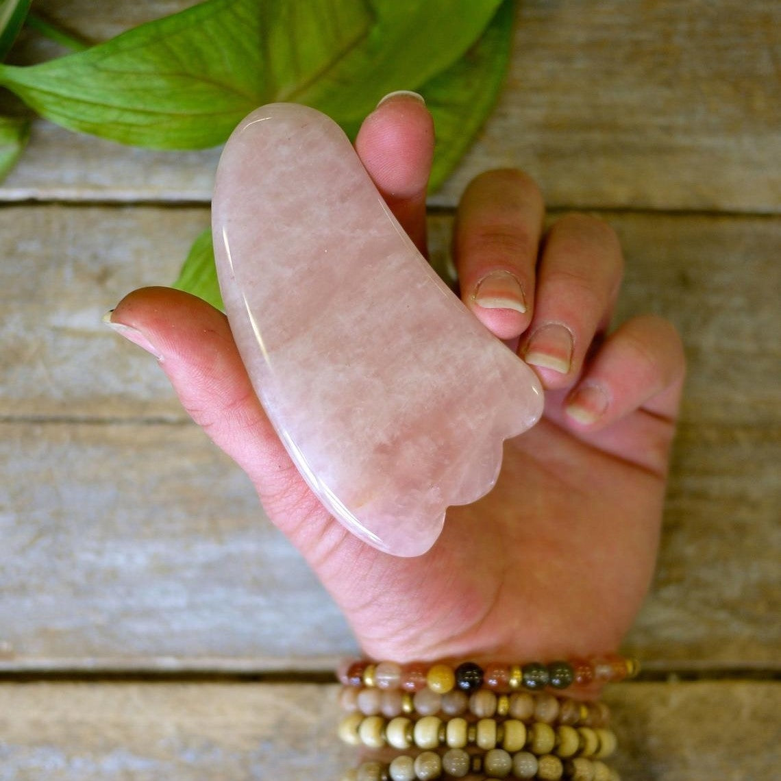 Gua Sha, Rose Quartz - Shakti