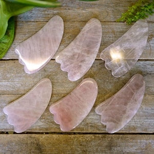 Gua Sha, Rose Quartz - Shakti