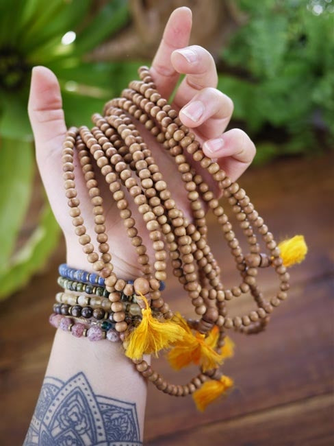 Natural Sandalwood Mala - Shakti