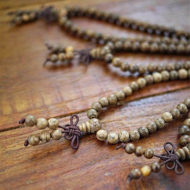 Natural Wengewood Mala - Shakti