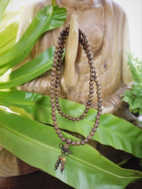 Natural Wengewood Mala - Shakti