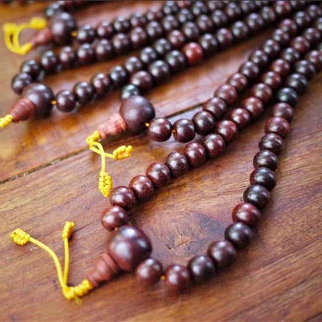 Natural Rosewood Mala - Shakti