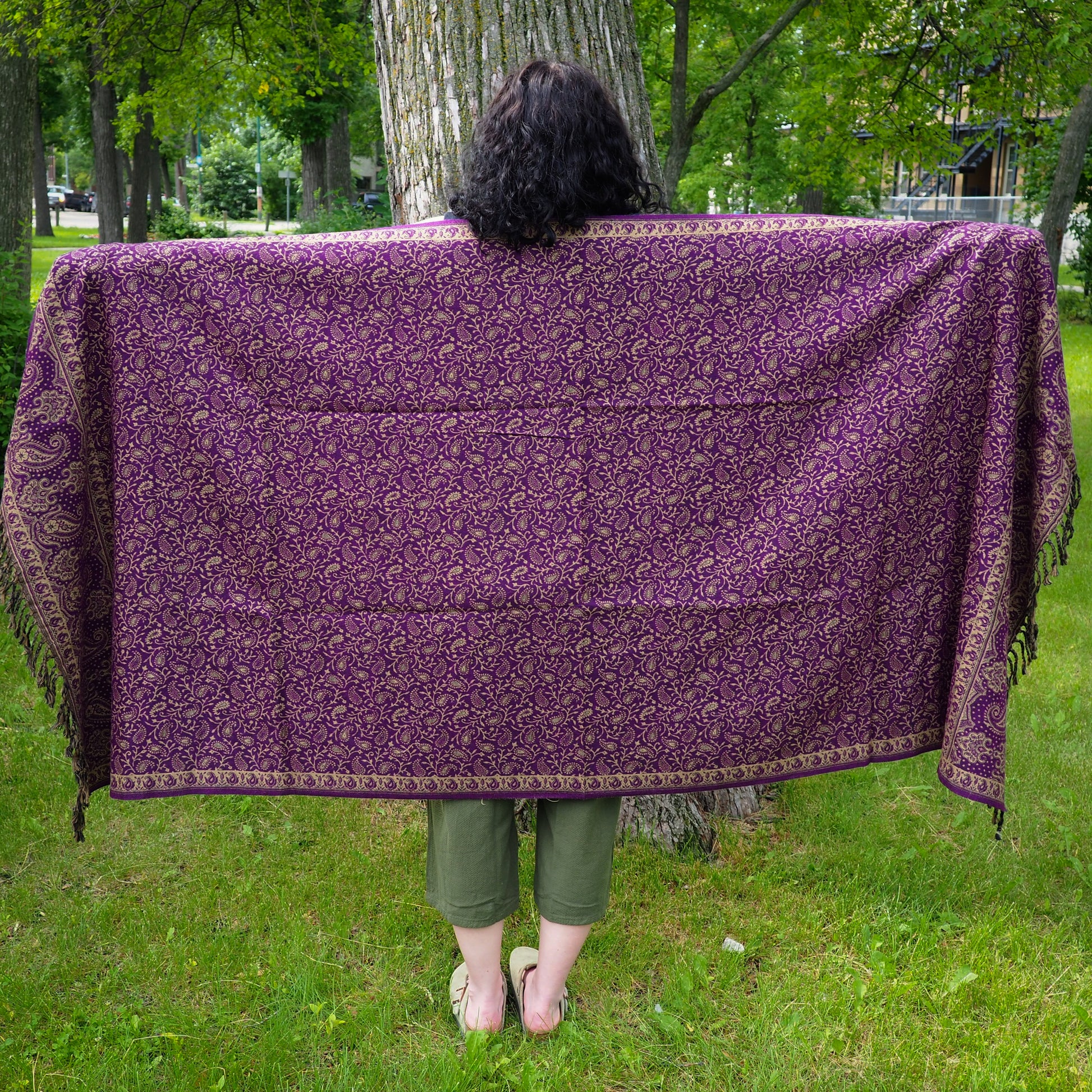 Shawl, Violet - Shakti