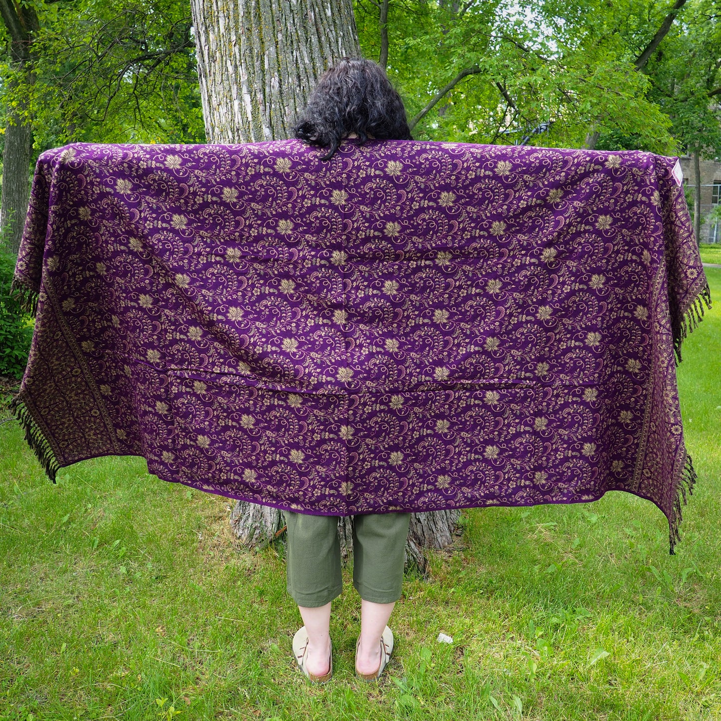 Shawl, Violet - Shakti