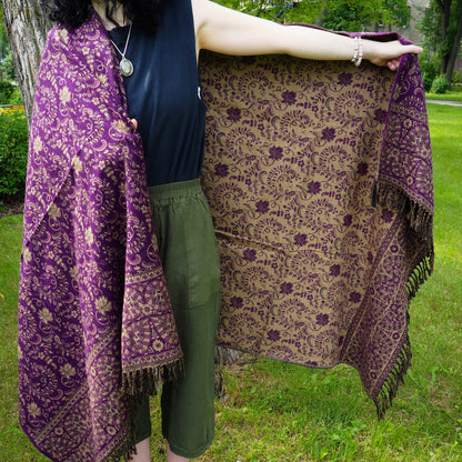 Shawl, Violet - Shakti