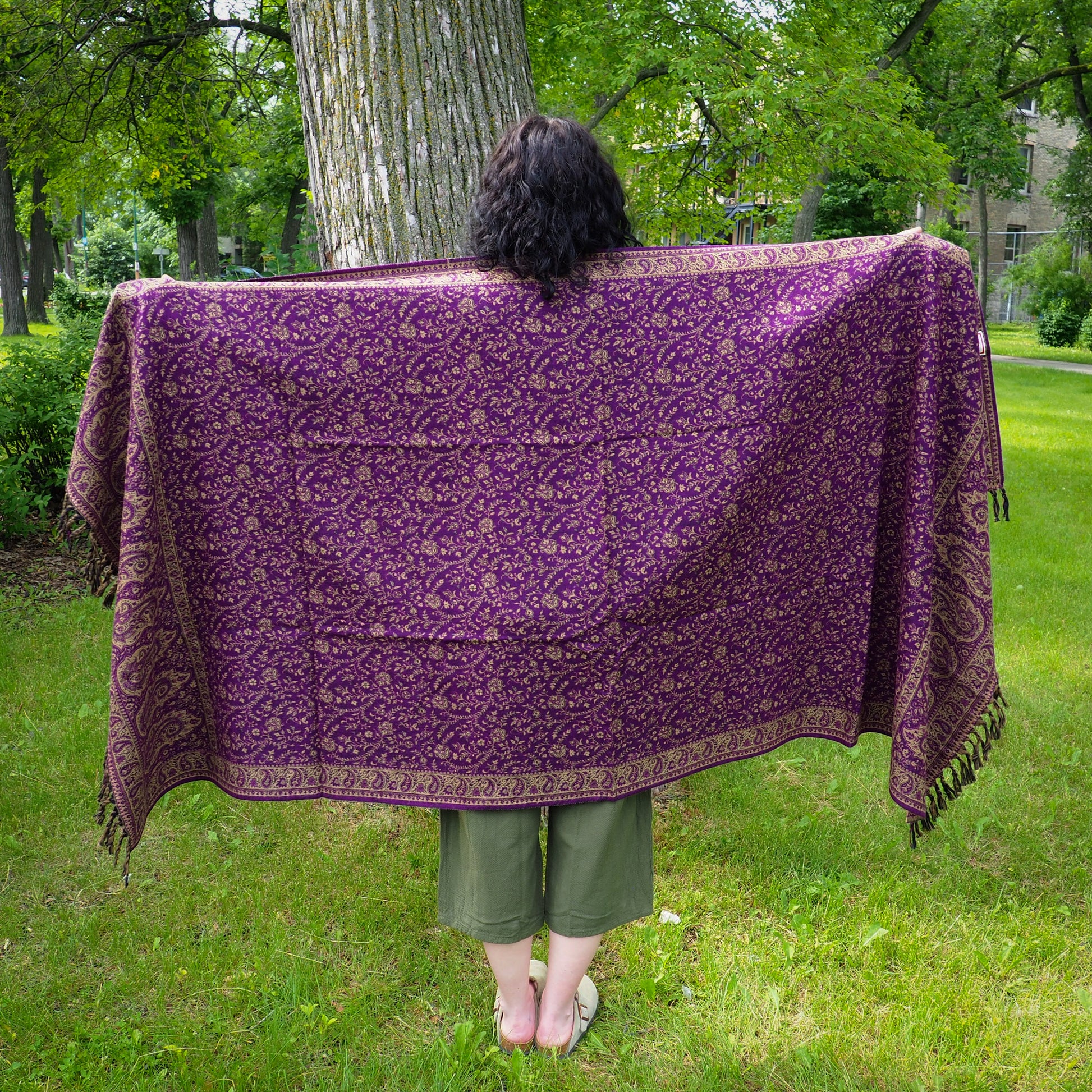 Shawl, Violet - Shakti