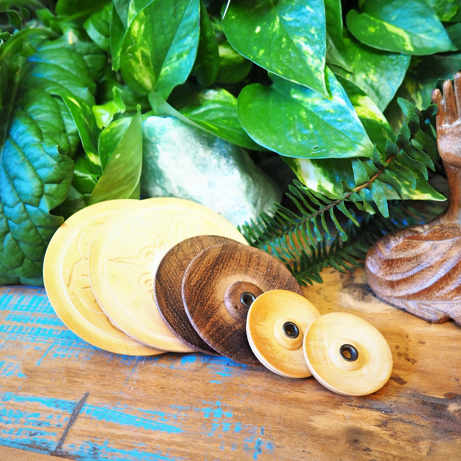 Wooden Incense Holders - 3 sizes - Shakti