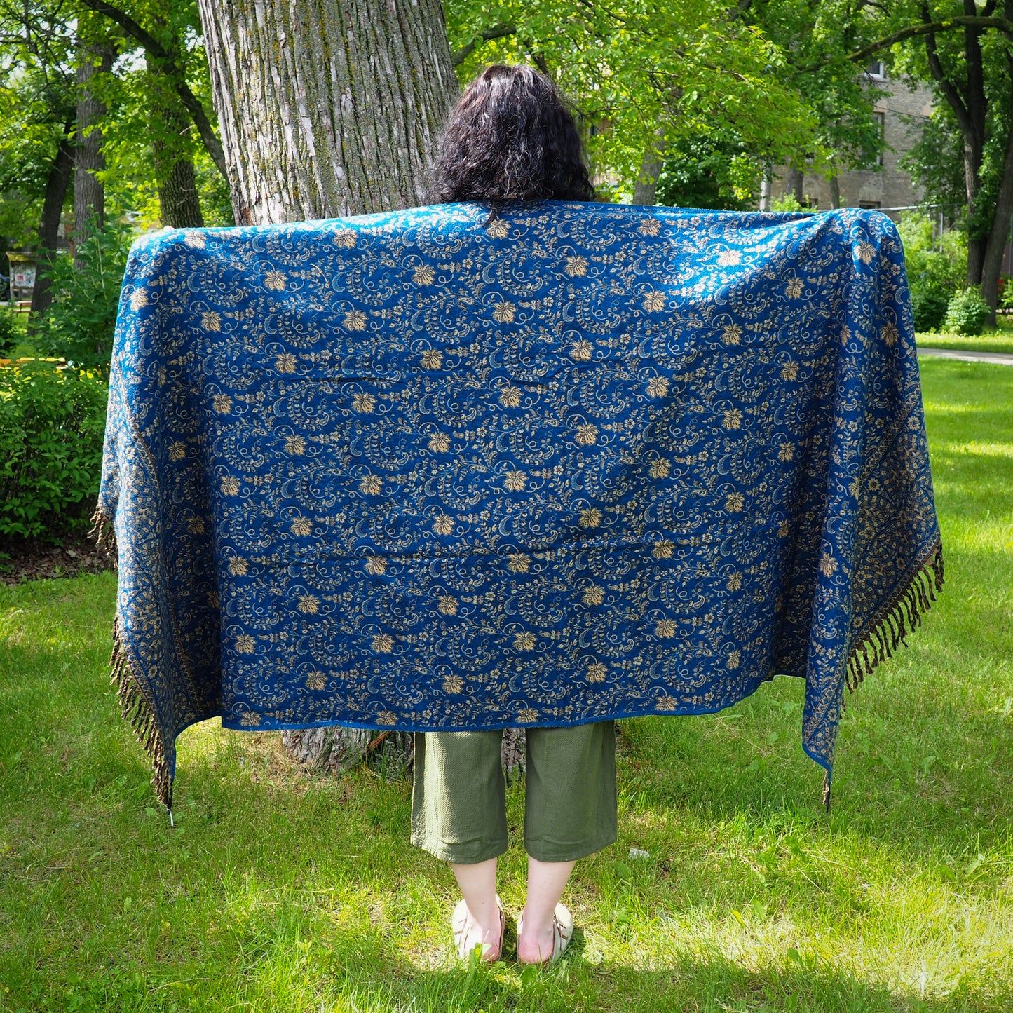 Shawl, Cobalt - Shakti