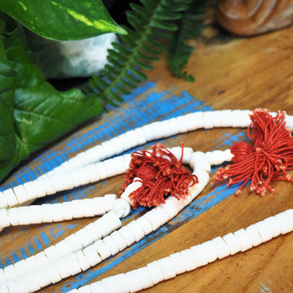 White Bone Mala - Heishi - Shakti