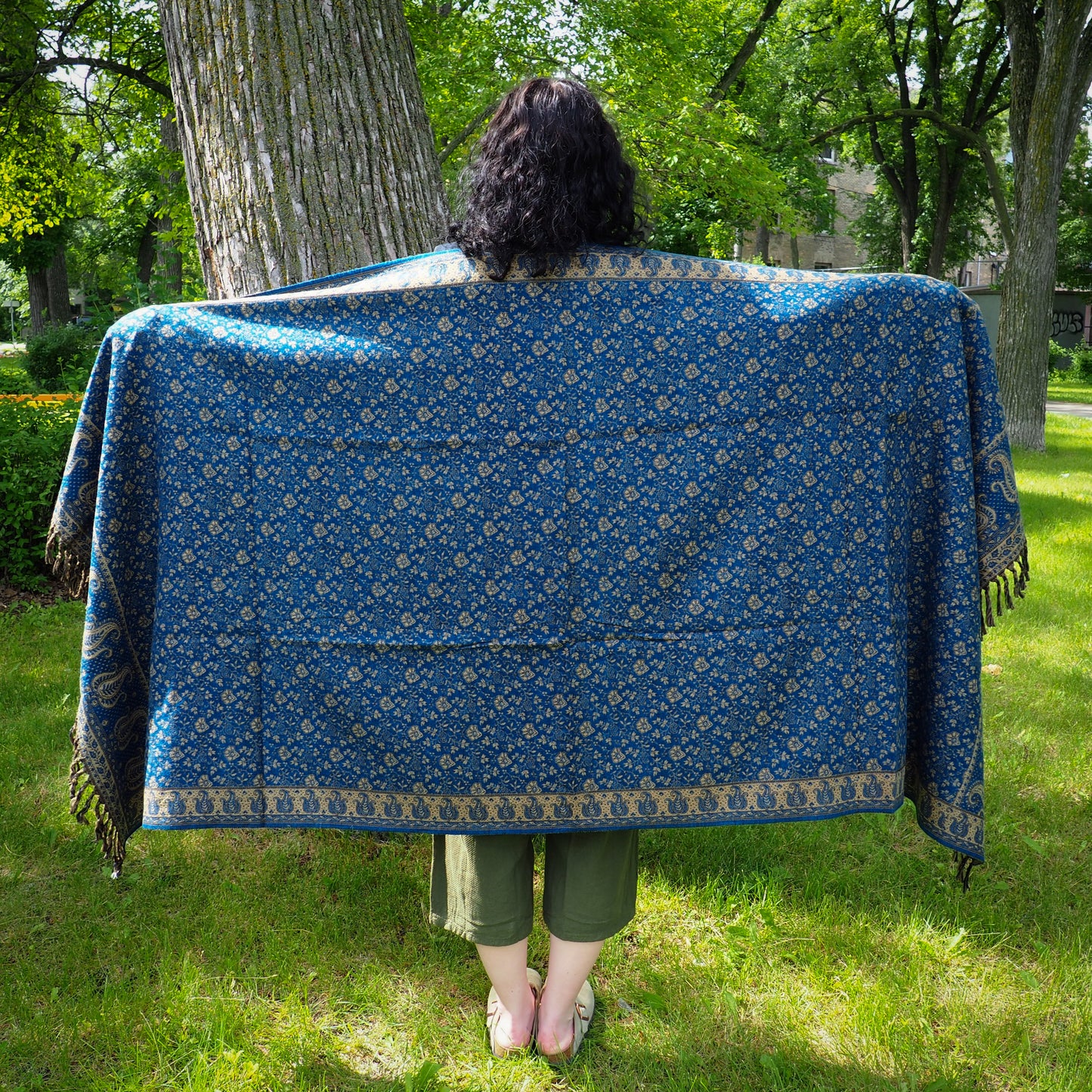 Shawl, Cobalt - Shakti