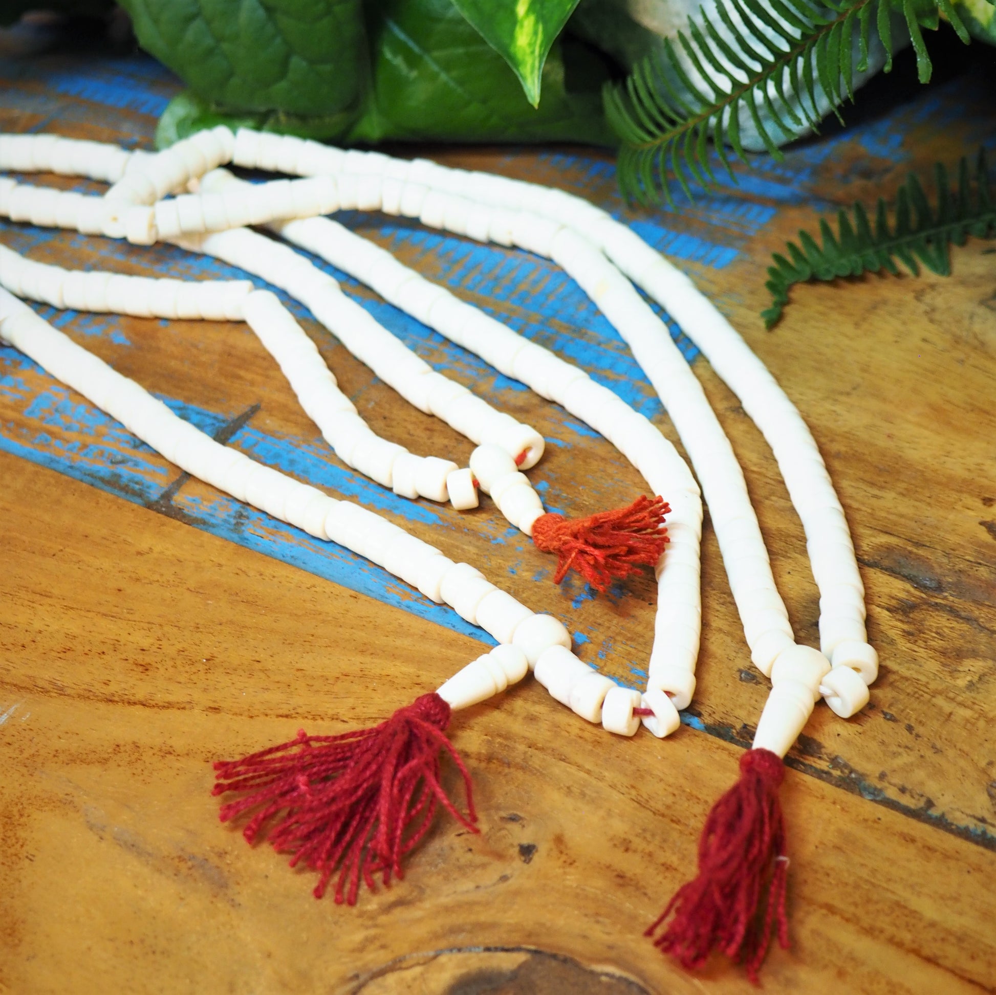 White Bone Mala - Heishi - Shakti