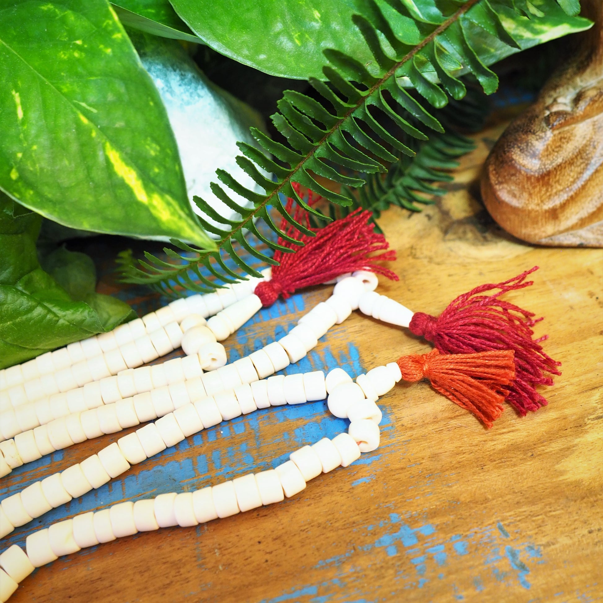 White Bone Mala - Heishi - Shakti