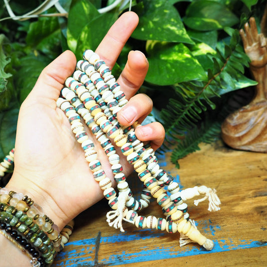 Tibetan Yak Bone Mala - Shakti