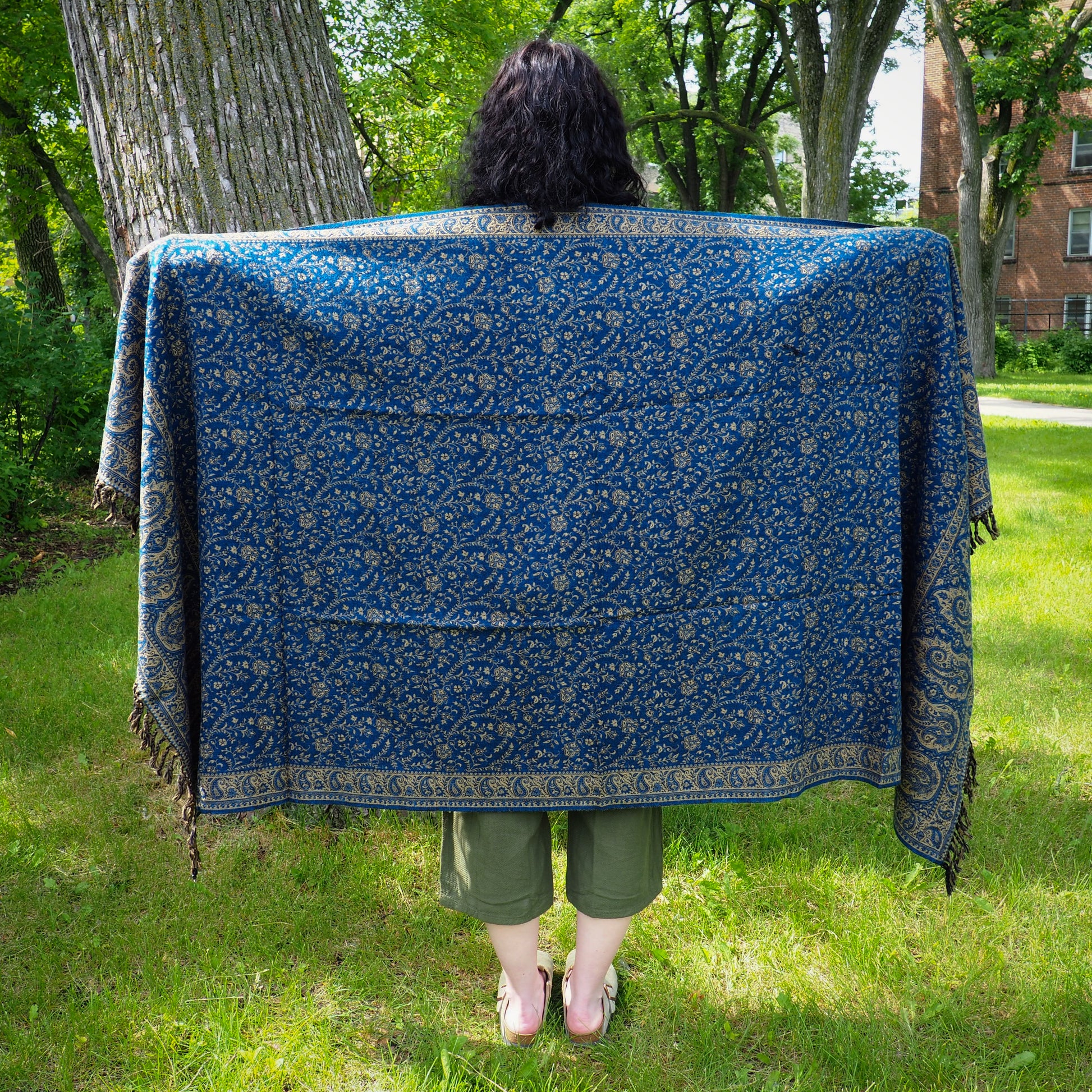 Shawl, Cobalt - Shakti