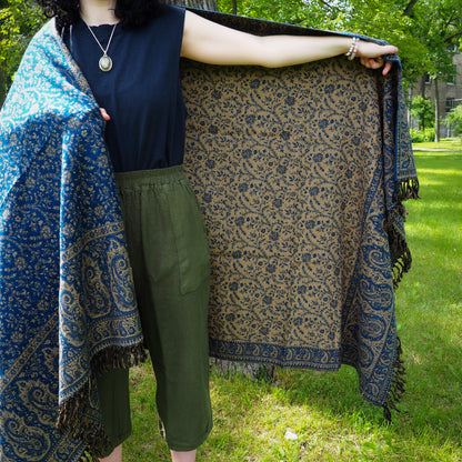 Shawl, Cobalt - Shakti