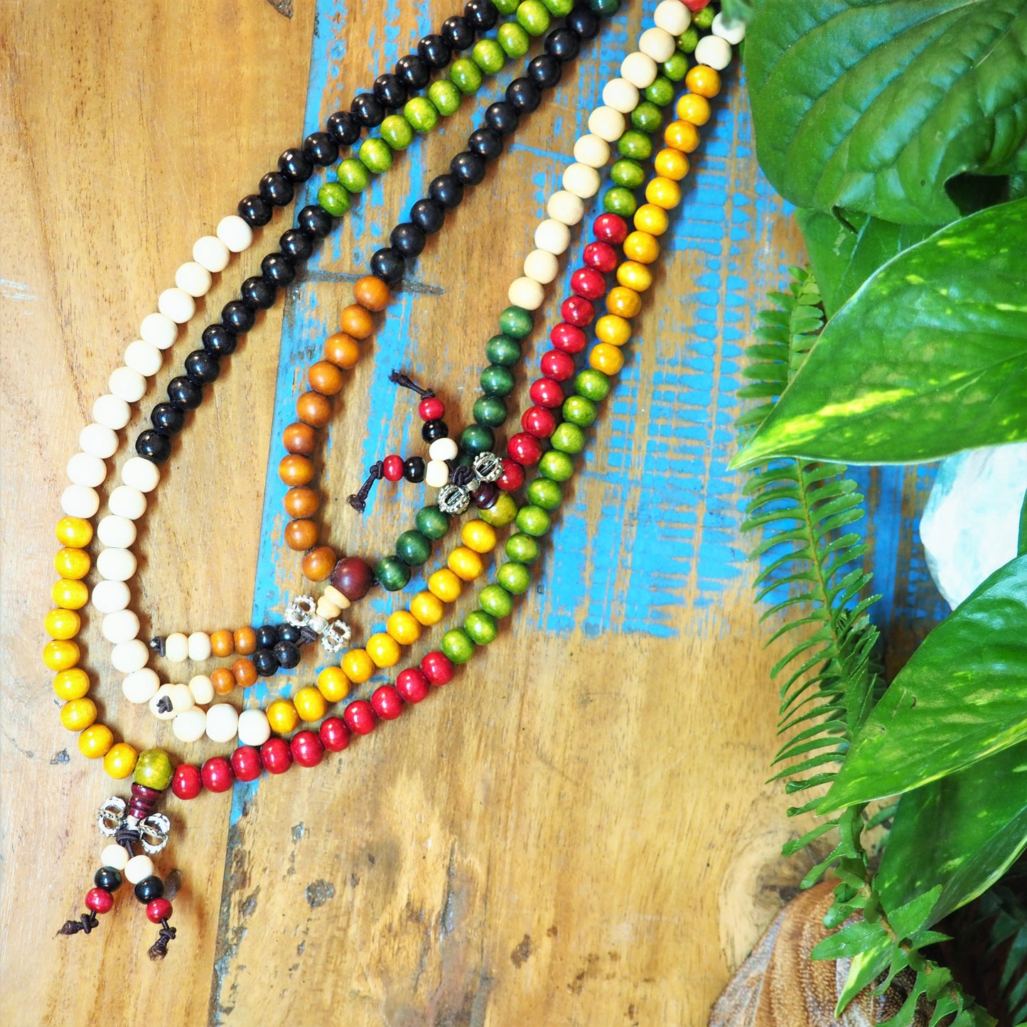 Colourful Wood Mala - Shakti