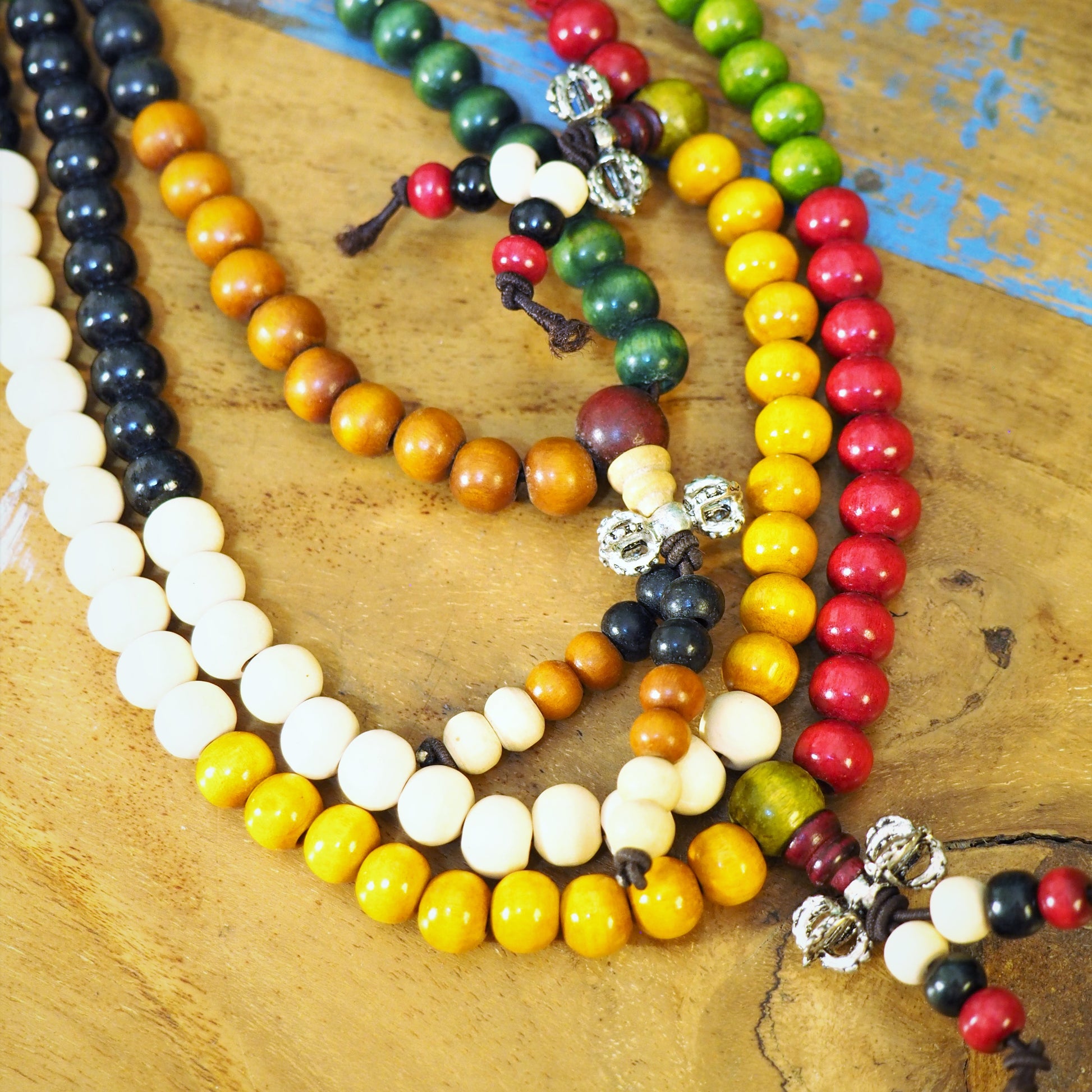 Colourful Wood Mala - Shakti