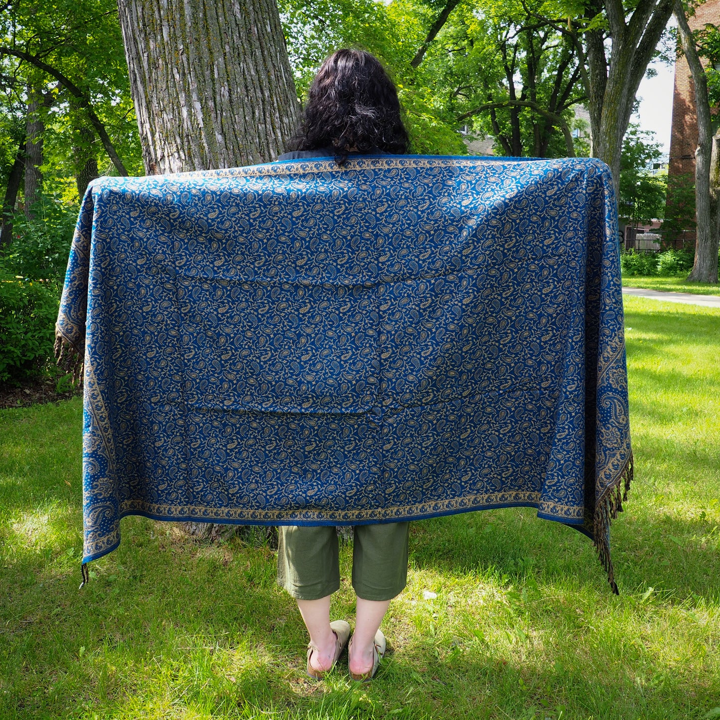 Shawl, Cobalt - Shakti