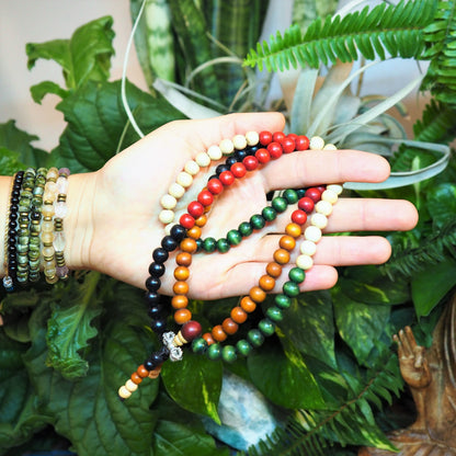 Colourful Wood Mala - Shakti