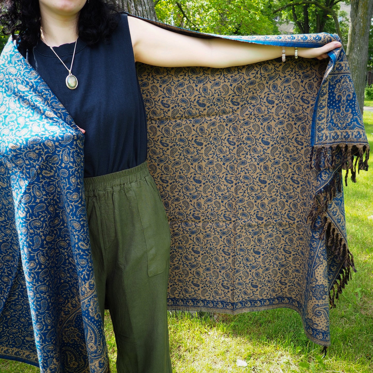 Shawl, Cobalt - Shakti