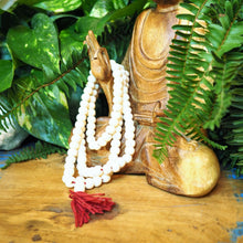 Load image into Gallery viewer, White Bone Malas - Rondelle