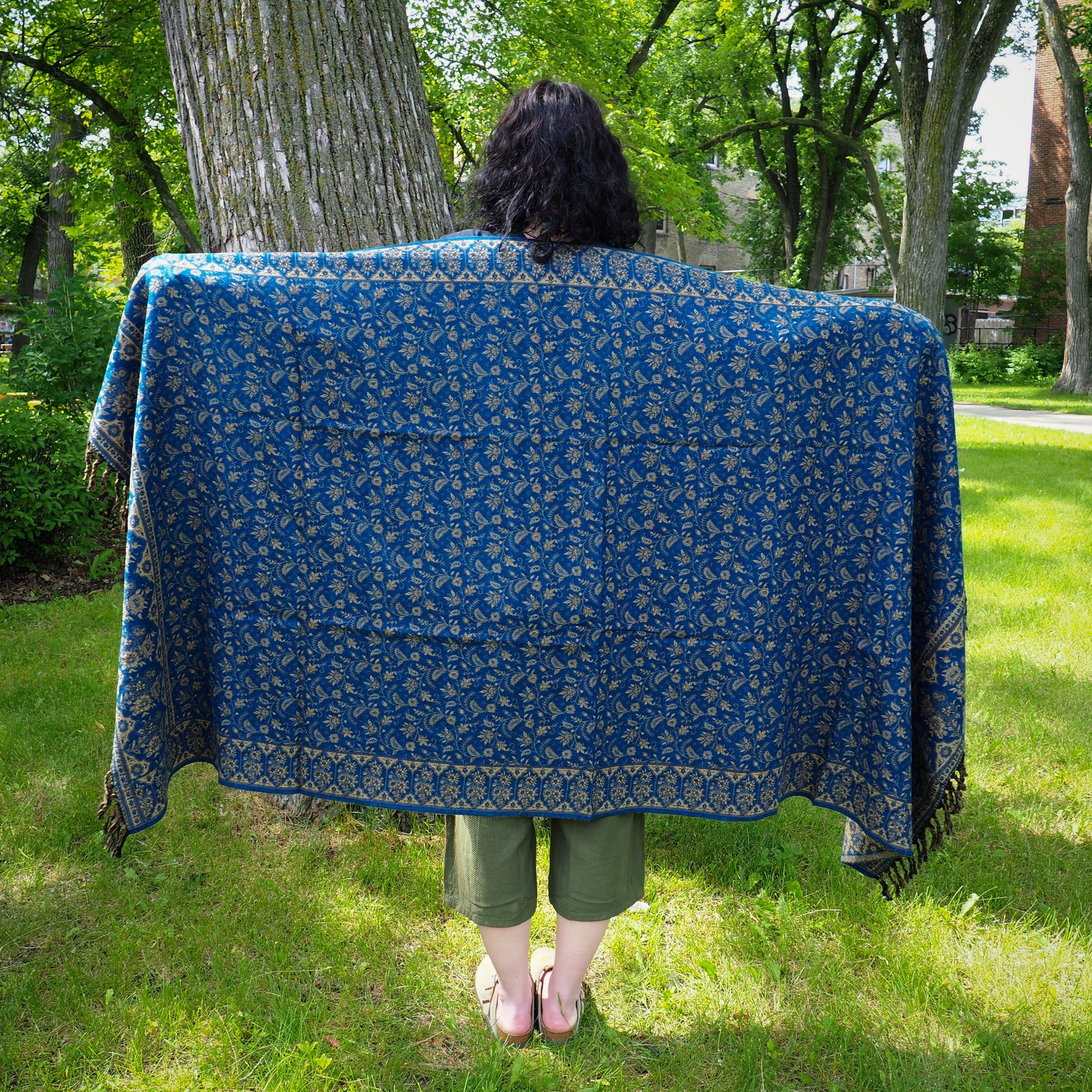 Shawl, Cobalt - Shakti