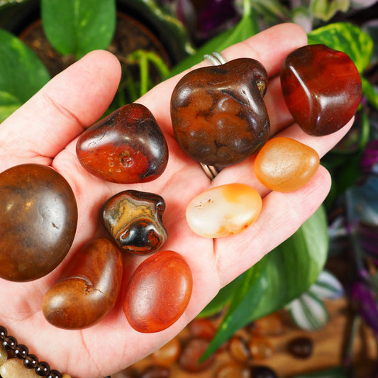 Matte Agate Tumble Stones - Shakti