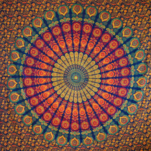 Load image into Gallery viewer, Wall Hanging - Mandala (Navy/Orange)
