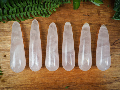 Rose Quartz Massage Wands - Shakti