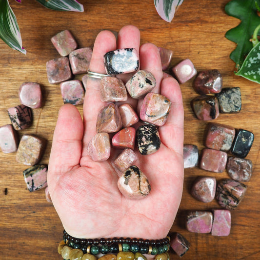 Rhodonite Tumble Stones - Shakti