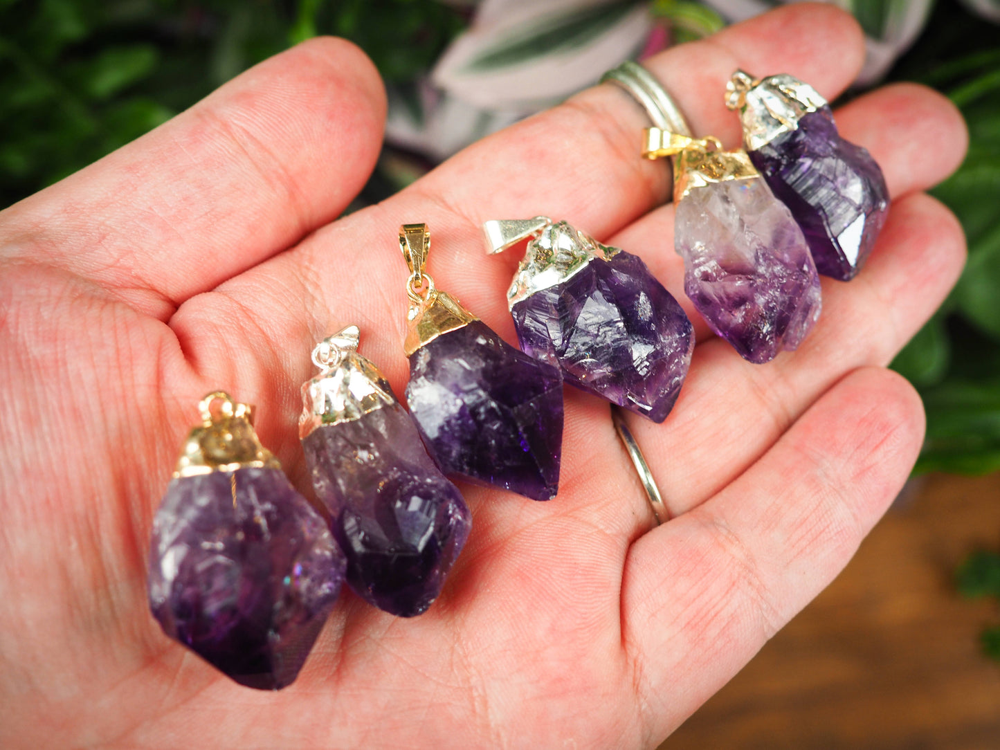 Amethyst Pendants - Shakti