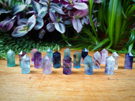 Fluorite Points, Mini - Shakti