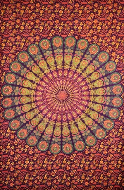 Wall Hanging - Mandala (Burgundy) - Shakti