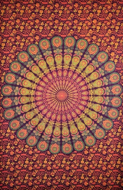 Wall Hanging - Mandala (Burgundy) - Shakti