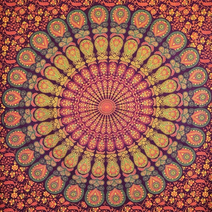 Wall Hanging - Mandala (Burgundy) - Shakti
