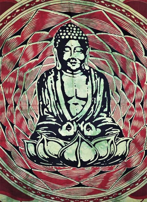 Wall Hanging - Anahata Buddha (Green) - Shakti