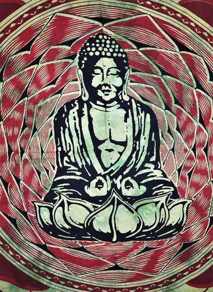 Wall Hanging - Anahata Buddha (Green) - Shakti