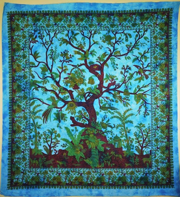 Wall Hanging - Tree Of Life (Blue) - Shakti