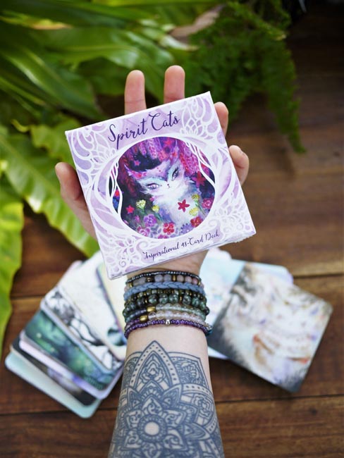 Spirit Cats Inspirational Deck by: Nicole Piar - Shakti