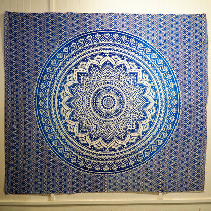 Wall Hanging - Wheel Mandala (Blue) - Shakti