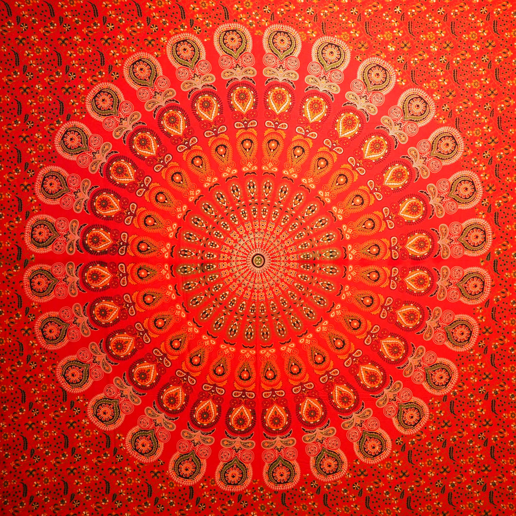 Wall Hanging - Mandala (Red)
