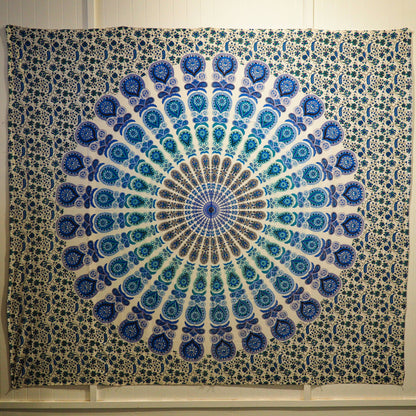 Wall Hanging - Mandala (Blue & White) - Shakti